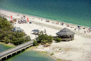 Lovers Key white sandy beach with turquoise waters
